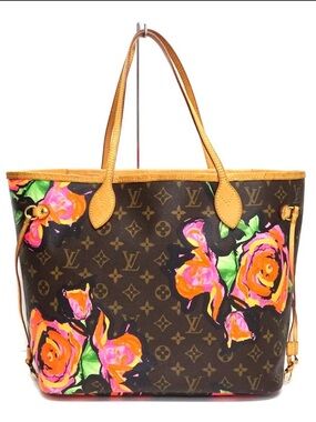 Louis Vuitton Stephan Sprouse roses neverfull